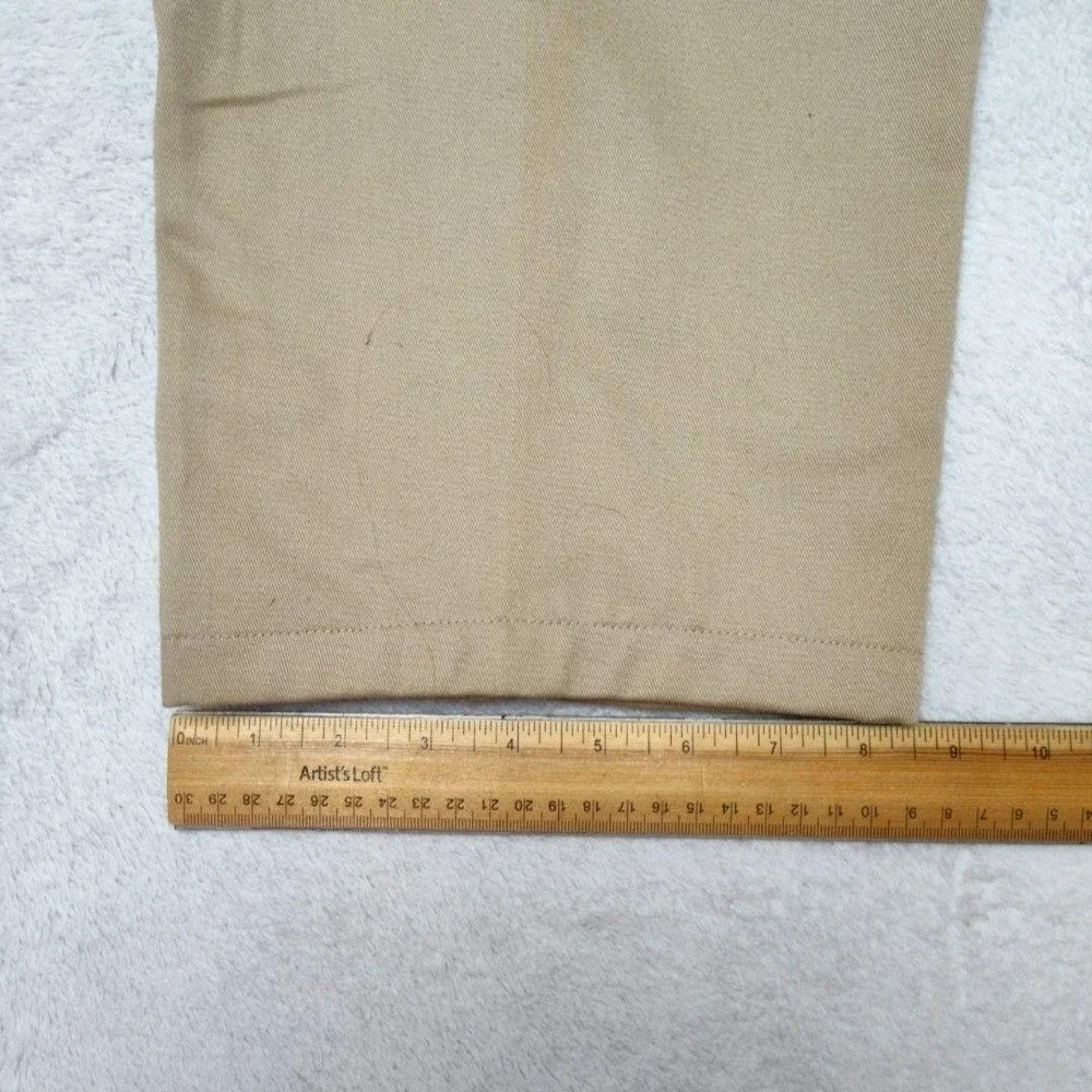 Vintage Polo Ralph Lauren Pants Mens 30x28 Beige Chino Pleated Straight Classic